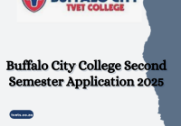 Buffalo City College Second Semester Application 2025