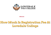 How Much Is Registration Fee At Lovedale College