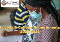 Lovedale College Requirements 2025-2026