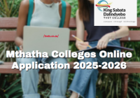 Mthatha Colleges Online Application 2025-2026