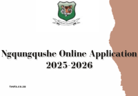 Ngqungqushe Online Application 2025-2026