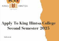 Apply To King Hintsa College Second Semester 2025