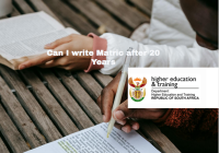 Can I write Matric after 20 years;adult matric registration 2025