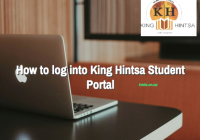 How to log into King Hintsa Student Portal