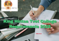 King Hintsa Tvet College Requirements 2025