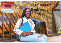 Ksd Tvet College Registration Dates for 2026