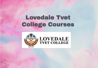 lovedale Tvet college courses