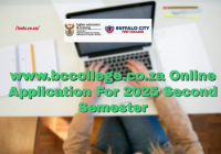 www.bccollege.co.za Online Application For 2025 Second Semester