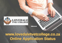 www.lovedaletvetcollege.co.za Online Application Status