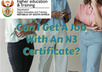 Can I Get A Job With An N3 Certificate?