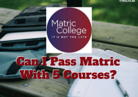 Can I Pass Matric With 5 Courses?