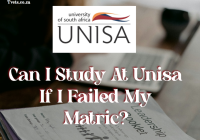 Can I Study At Unisa If I Failed My Matric?