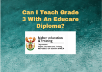 Can I Teach Grade 3 With An Educare Diploma?