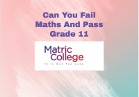 Can You Fail Maths And Pass Grade 11