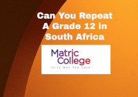 Can You Repeat A Grade 12 in South Africa