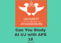 Can You Study At UJ with APS 18