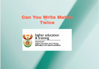 Can You Write Matric Twice