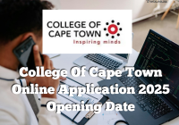 College Of Cape Town Online Application 2025 Opening Date