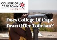 Does College Of Cape Town Offer Tourism?