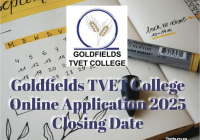 Goldfields TVET College Online Application 2025 Closing Date