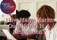 How Many Marks Out Of 100 Is A Distinction?