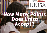 How Many Points Does Unisa Accept?