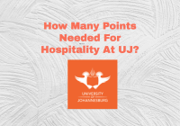 How Many Points Needed For Hospitality At UJ?