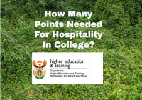 How Many Points Needed For Hospitality In College?