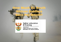 How Much Do South African Soldiers Earn Per Month?