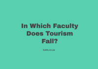 In Which Faculty Does Tourism Fall?