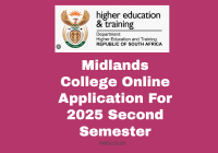 Midlands College Online Application For 2025 Second Semester