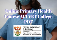 Online Primary Health Course At TVET College PDF