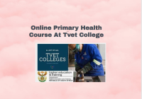 Online Primary Health Course At Tvet College