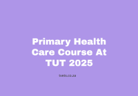 Primary Health Care Course At TUT 2025