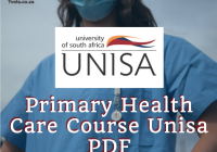 Primary Health Care Course Unisa PDF