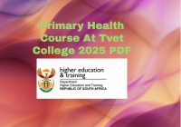 Primary Health Course At Tvet College 2025 PDF