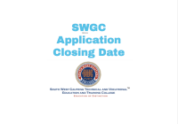 SWGC Application Closing Date