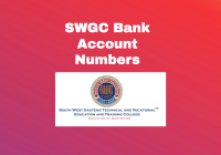 SWGC Bank Account Numbers