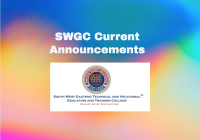 SWGC Current Announcements