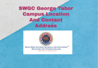 SWGC George Tabor Campus Location And Contact Address