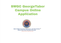 SWGC GeorgeTabor Campus Online Application