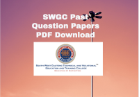 SWGC Past Question Papers PDF Download