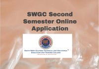 SWGC Second Semester Online Application