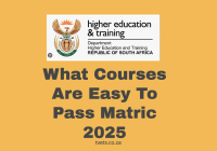 easiest subject to pass in Matric, What Courses Are Easy To Pass Matric 2025