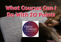 What Courses Can I Do With 20 Points