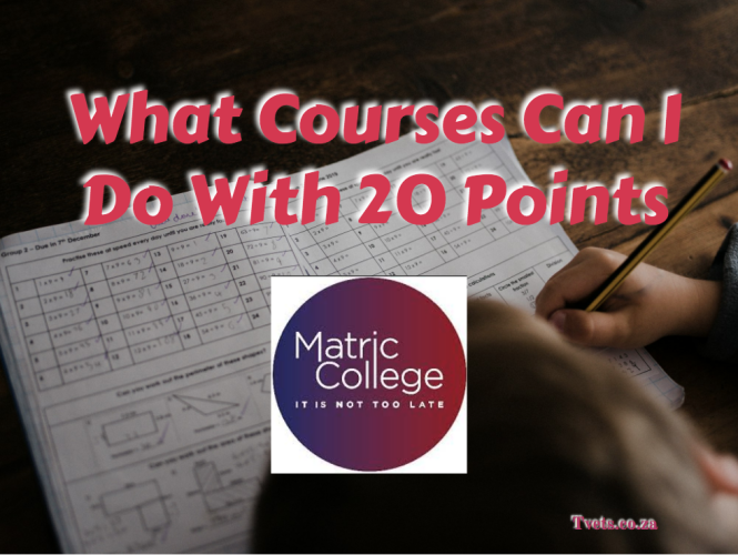 What Courses Can I Do With 20 Points