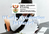 What Is A Distinction In Matric?