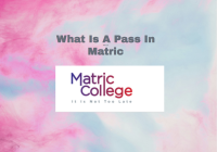 What Is A Pass In Matric