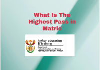 What Is The Highest Pass in Matric