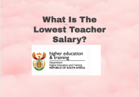 What Is The Lowest Teacher Salary?